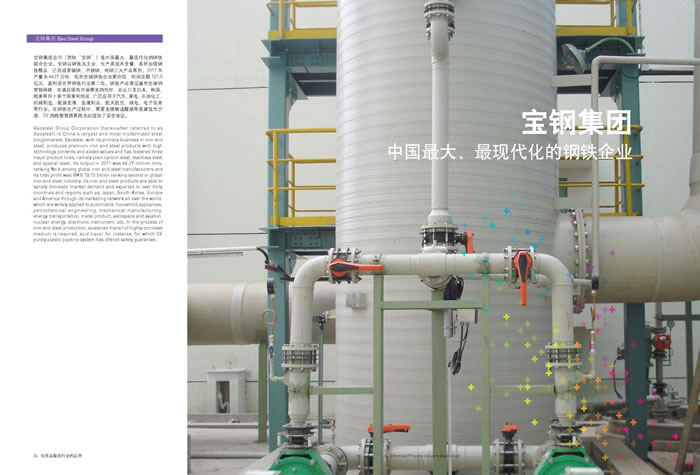 乔治管路在宝钢集团使用